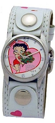 Betty Boop #BB-W420 "Puppy Love" White Cuff Band