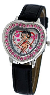 Betty Boop #BBW366A "Look at Me, I'm Beautiful" with Heart Shape Leather