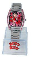 Betty Boop #BBW370B "Sexy and I Know it" Silver Metal Band Model
