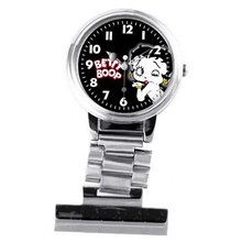 Betty Boop Black Photo Dial Girls Nurses Fob BTY018C