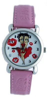 Betty Boop 'Steamy' Fashion Pink Leather BB-W332C