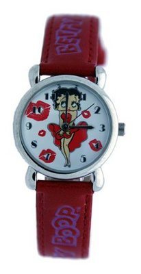Betty Boop 'Steamy' Fashion Red Leather BB-W332B