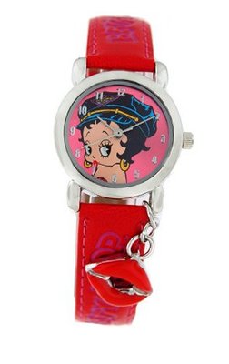 Betty Boop with "KISS" Charm #BB-W416B