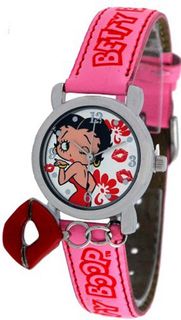 The classic Betty Boop with KISS CHARM. - Pink band