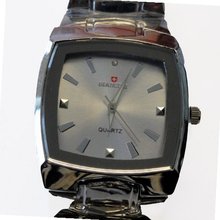 Biancchi Designer Dress Silver Bracelet with Silver Face & Silver Accents