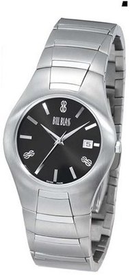 Bill Blass Aero Contour Stainless Steel Black Dial 40444