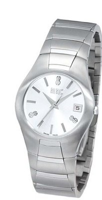 Bill Blass Aero Contour Stainless Steel White Dial 40443