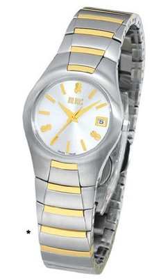 Bill Blass Aero Contour Two-tone Stainless Steel 40441