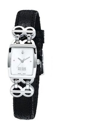 Bill Blass Chelsea Ladies Black Leather Strap 40716