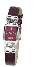 Bill Blass Chelsea Ladies Burgundy Leather Strap 40715