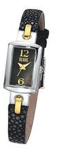 Bill Blass Madison Ladies Black Stingray Strap Black MOP Dial 40702