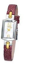 Bill Blass Madison Ladies Burgundy Stingray Strap White MOP Dial 40703