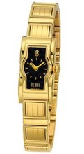 Bill Blass Pinstripe Link Gold IP 40023