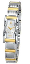Bill Blass Pinstripe Link Silver Dial 40022