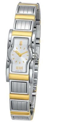 Bill Blass Pinstripe Link Silver Dial 40022
