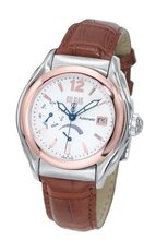 Bill Blass Power Reserve Automatic Alligator Strap 18k Rose Gold Bezel 40401