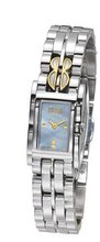 Bill Blass Sculpted B Stainless Steel Blue MOP Dial 40071