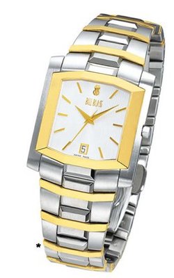Bill Blass Super Slim Ladies Two-tone 18k Gold 40421