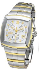 Bill Blass Tetragon Metal Chronogrpah Two-tone Stainless Steel 40282