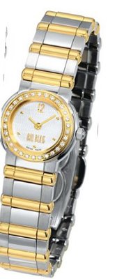 Bill Blass Whispers Ladies Diamond Bracelet 18K Gold Two-Tone 40754