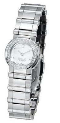 Bill Blass Whispers Ladies Diamond Bracelet White Dial 40752
