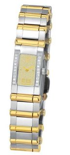 Bill Blass Whispers Tank Diamonds Two-tone 18k Gold 40765