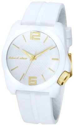 Black Dice Baller BD-064-04 White Polyurethane Quartz with White Dial