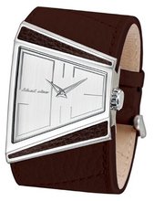 Hustle with Brown Band and Silver Case