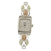 Black Hills Gold Analog Black Dial Ladies Silver 9-WB75-GS