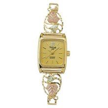 Black Hills Gold Analog Champagne Dial Ladies Gold 9045-25/5738