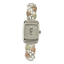 Black Hills Gold Analog White Dial Ladies Silver 9-WB49-GS