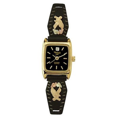 Black Hills Gold Black Face Ladies Black Coated Eagle 9-WB66