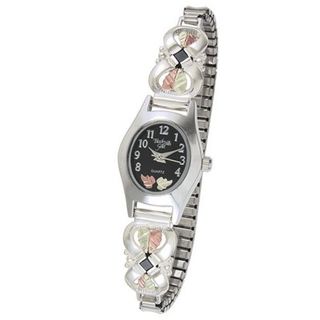Black Hills Gold Black Face Ladies Silver and Onyx 9-WB131O-F-GS