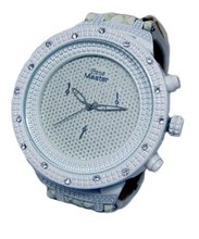 Pave Master Classy 3D Bezel HipHop All White Bling