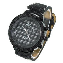 Pave Master Classy 3D Bezel HipHop Bling All Black