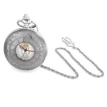 Bling Jewelry Vintage Style Silver Plated Roman Numeral Pocket