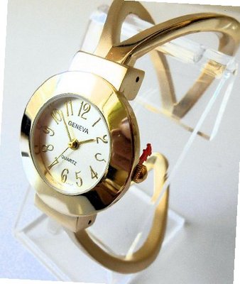 Gold Color Open Cuff Band