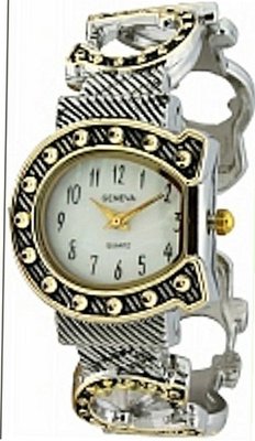 Horseshoe Southwest Bangle Cuff , 7 Inches Around