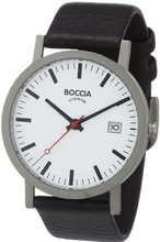 Boccia B3538-01 Titanium Black Leather