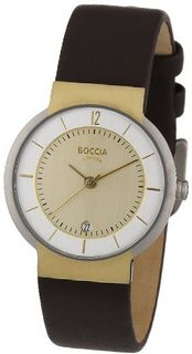 Boccia B3123-07 Ladies Titanium Brown Leather Strap