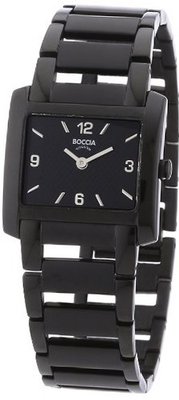 Boccia B3155-05 Ladies Titanium Black IP Bracelet