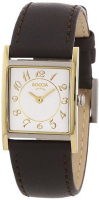 Boccia B3163-02 Ladies Titanium IPG Black Strap