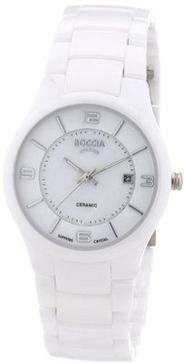Boccia B3196-01 Ladies White Ceramic Bracelet