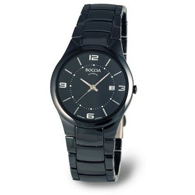 Boccia B3196-03 Ladies Black Ceramic Bracelet