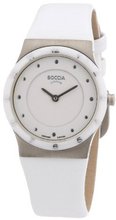 Boccia B3202-01 Ladies Titanium White Leather Strap
