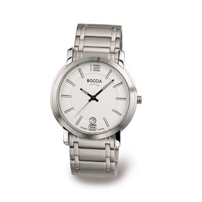 Boccia Trend 3552-01 Gents with Metal Strap