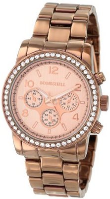 Bombshell BS0314C Runway Rhinestone Chocolate Tone