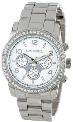 Bombshell BS0314S Runway Rhinestone Silver Tone