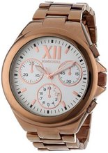 Bombshell BS0315C Clean Round Case Faux 3-Eye Dial Chocolate Bracelet