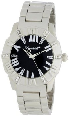 Bombshell BS1055-2 Haley Contemporary Silvertone Link Bracelet